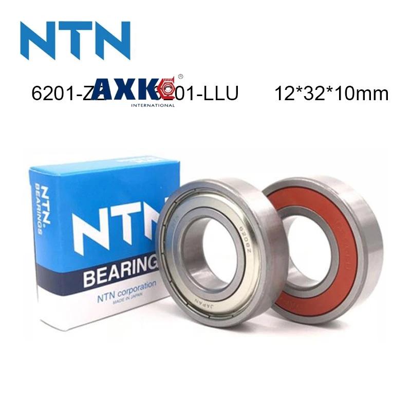 100%  Ϻ NTN ,   Ȩ 6201  , ABEC-9  , 6201-ZZ, 6201-LLU, 12x32x10mm, 5 , 10 